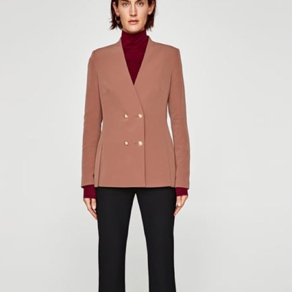 Zara Double Breasted Blazer